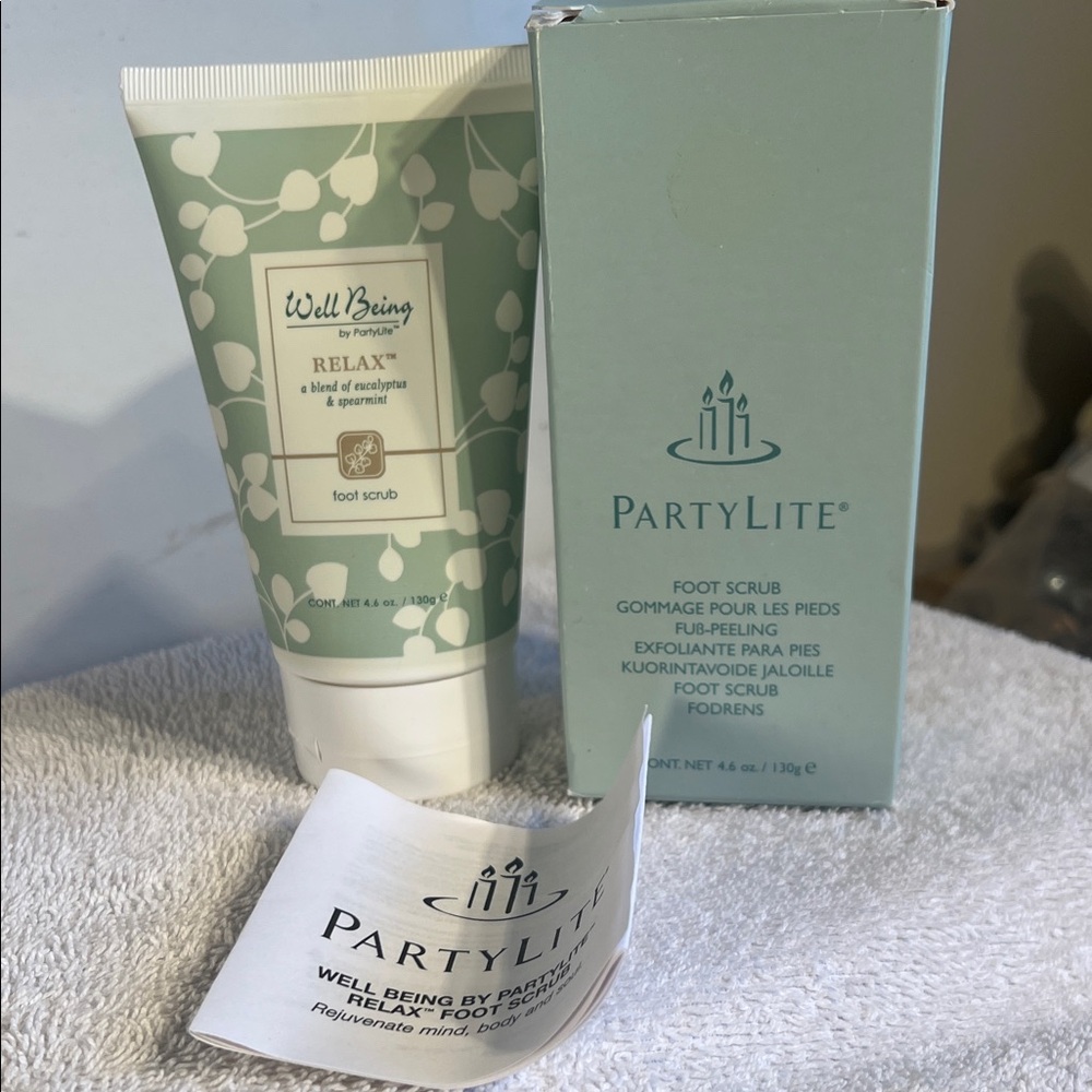 NOS Sealed ParyLite Well Being Relax Foot Scrub, 4.6 oz